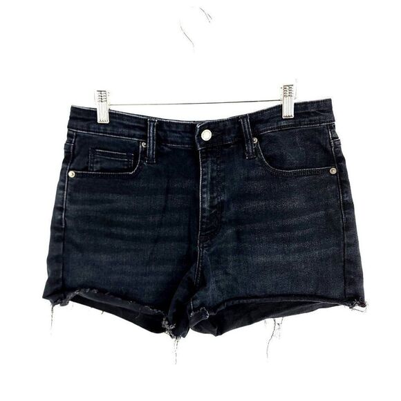 Universal Thread 12/31R Dark Blue High Rise Midi Denim Shorts 32" Waist 3" Insea - Picture 1 of 7